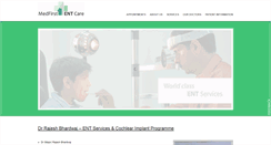 Desktop Screenshot of entdelhi.com