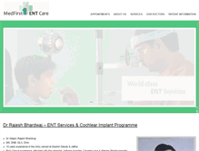 Tablet Screenshot of entdelhi.com